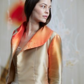 FLOATED GRACE TULIP JACKET-iosoy-GOLD-30