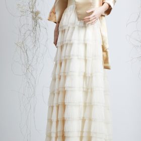 FLOATED GRACE VOLANT SKIRT-iosoy-GOLD-31