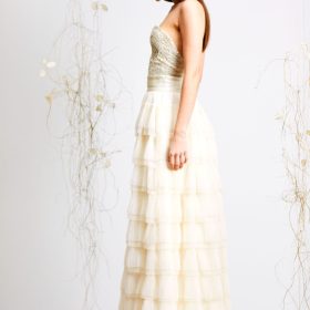 VOLANT SKIRT-iosoy-GOLD-46